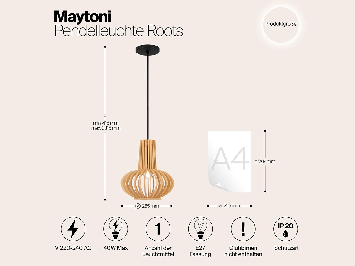 Подвесной светильник Roots 916987  - фото 8