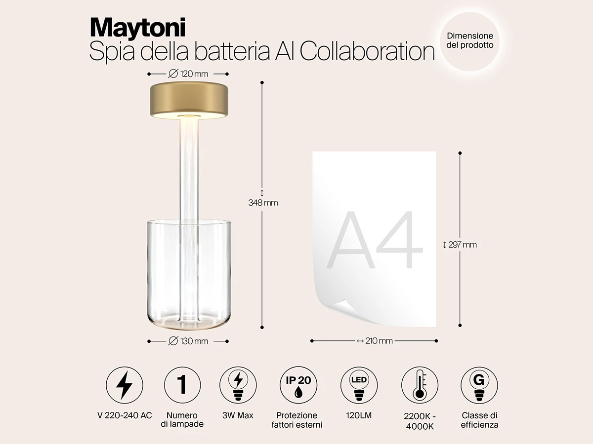 Аккумуляторный светильник AI Collaboration 917011  - фото 5