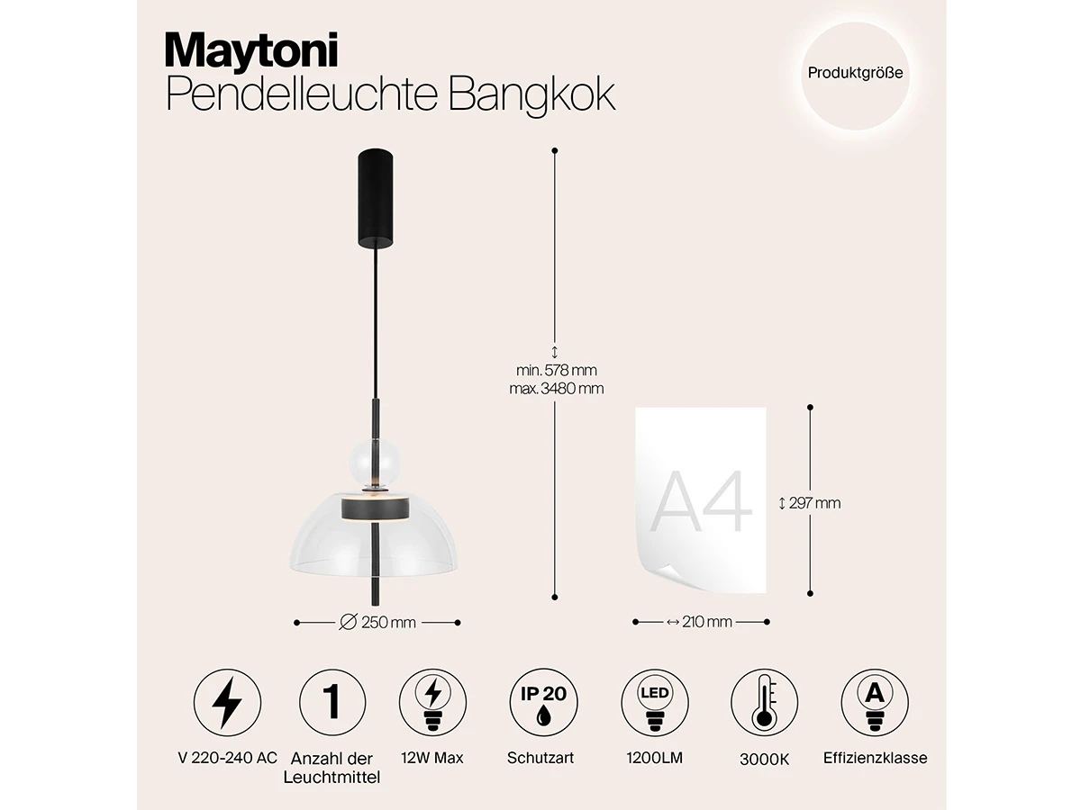 Подвесной светильник Bangkok 917132  - фото 6