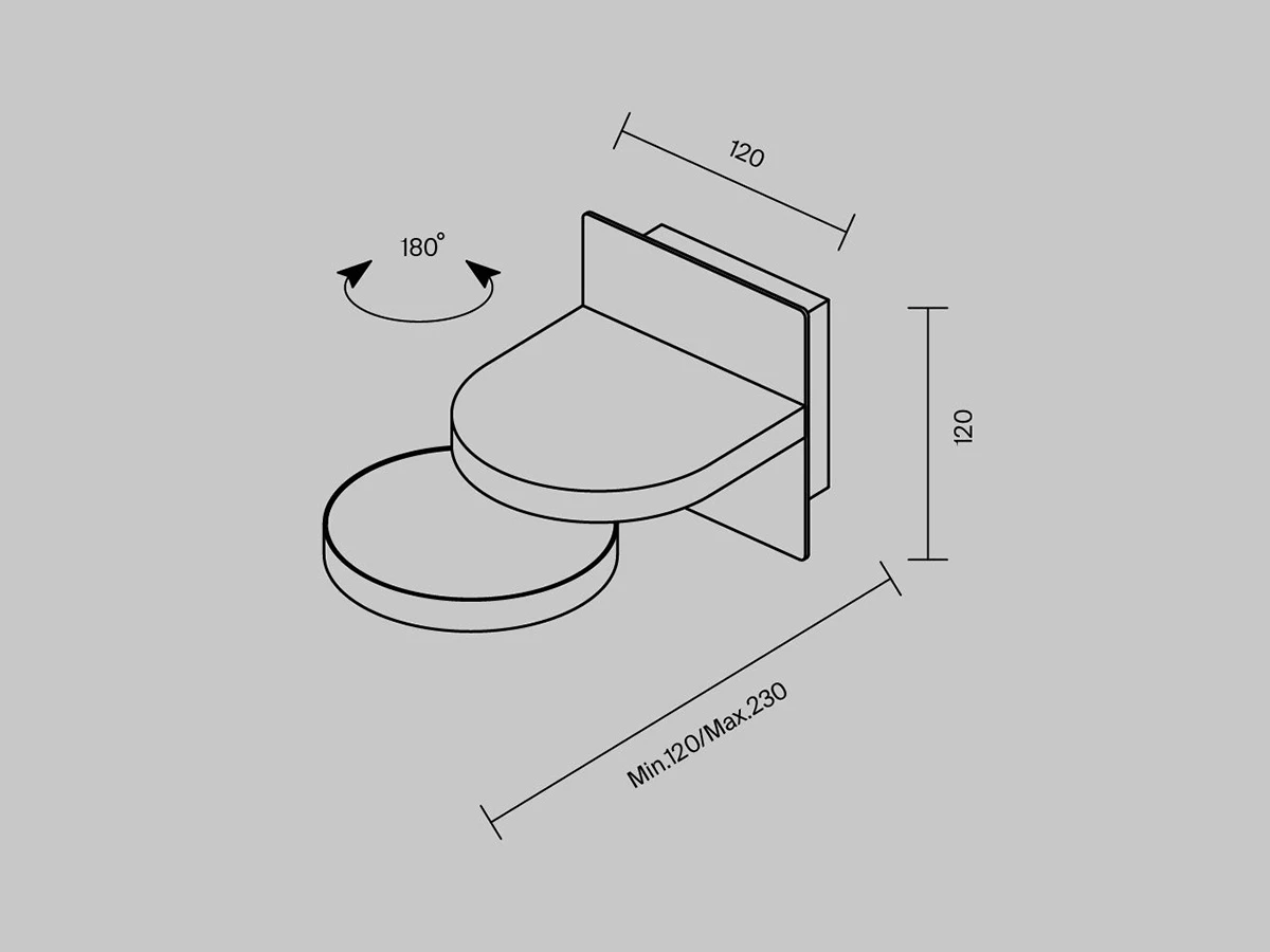 Настенный светильник (бра) Flap 917261  - фото 7