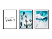 Набор постеров Серфинг №4