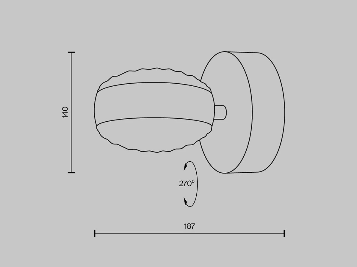 Настенный светильник (бра) Mind 917577  - фото 5