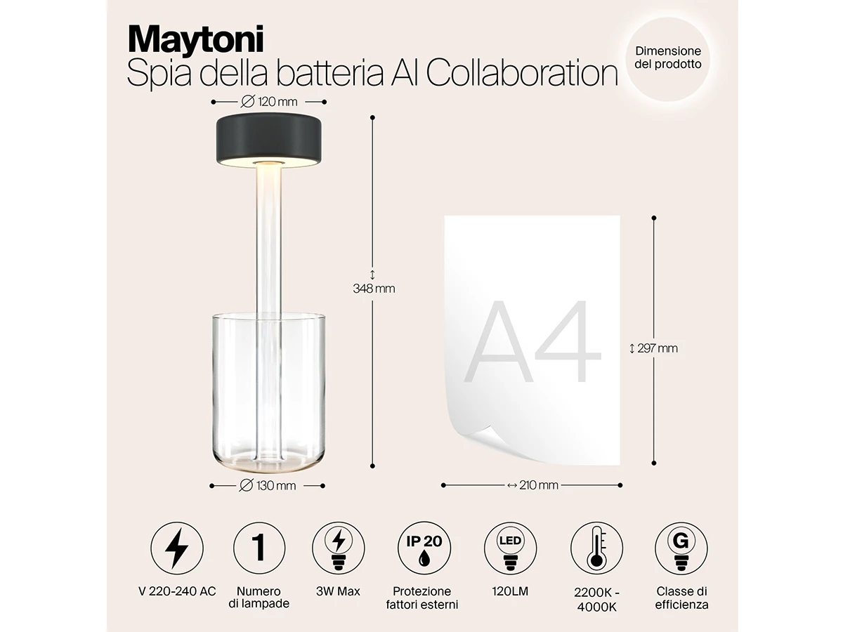 Аккумуляторный светильник AI Collaboration 917658  - фото 6