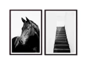 Набор постеров Черное и белое №1