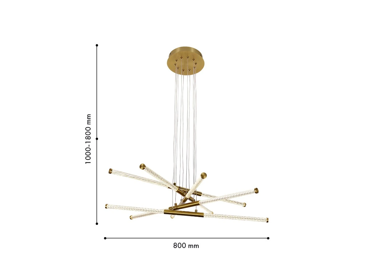 Подвесная люстра Vigas 917916  - фото 3