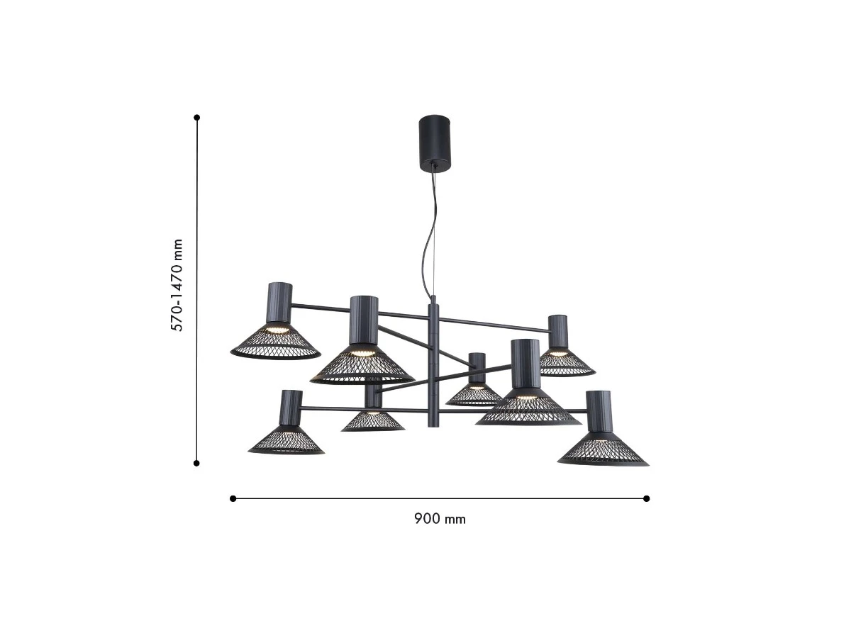 Подвесная люстра Metrics 918030  - фото 3