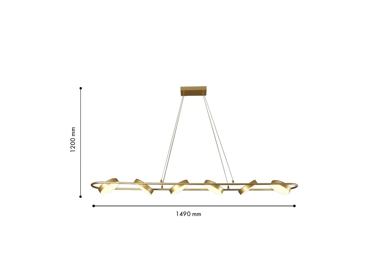 Подвесная люстра Abris 918049  - фото 3