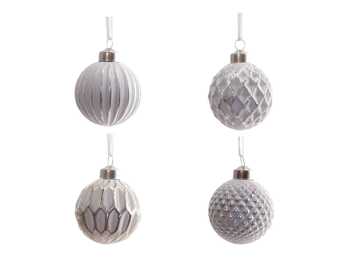 Елочное украшение Шар полоска 6 см 919168