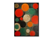 Репродукция картины на холсте Planets of color, No 2, 2024г.