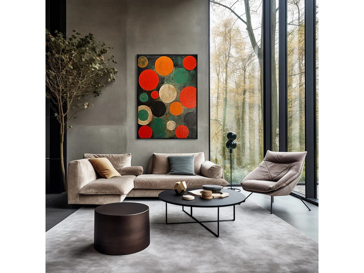 Репродукция картины на холсте Planets of color, No 2, 2024г. 919202  - фото 3