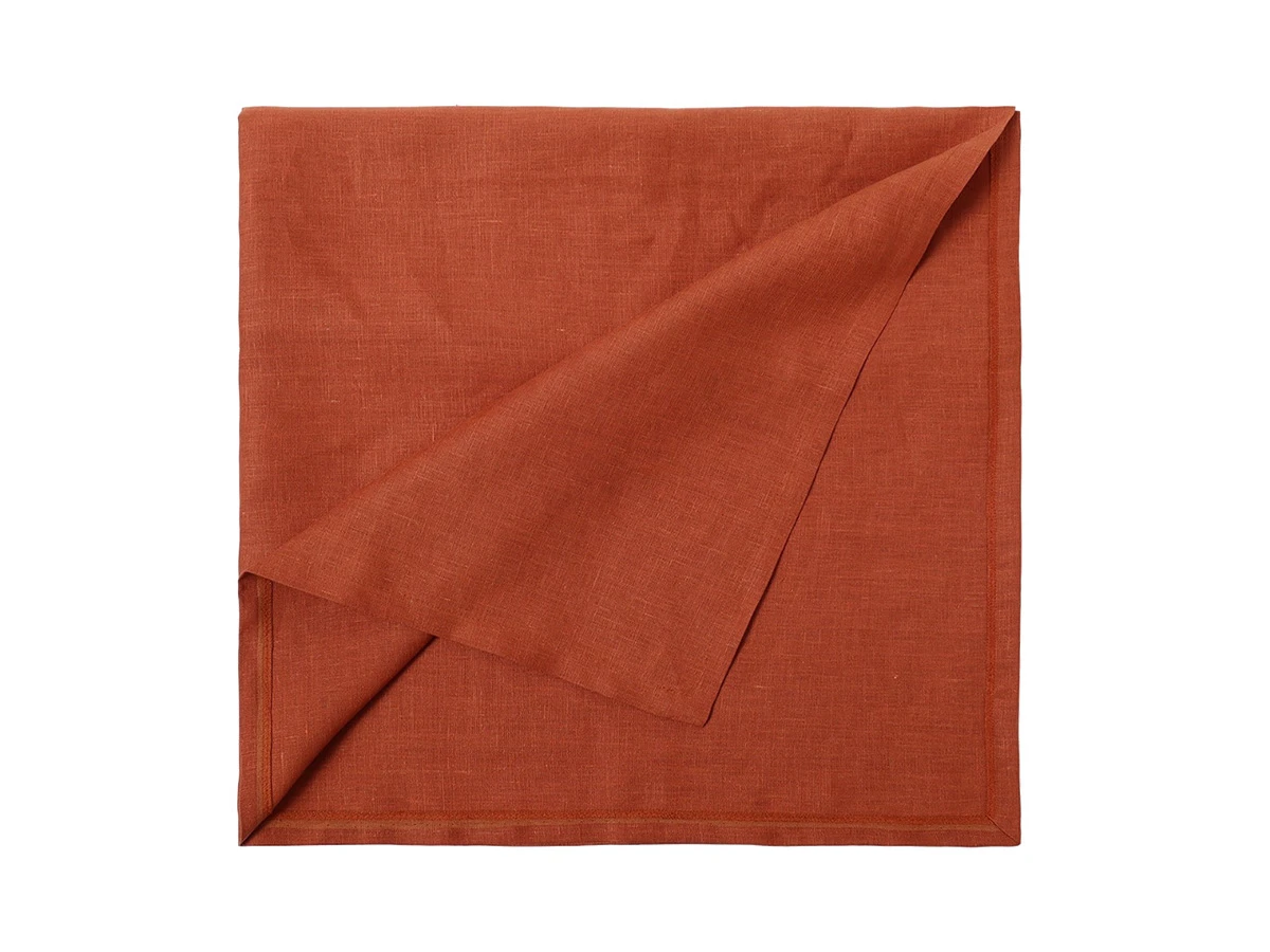 Скатерть льняная Linen collection brown 145х110 см 919220