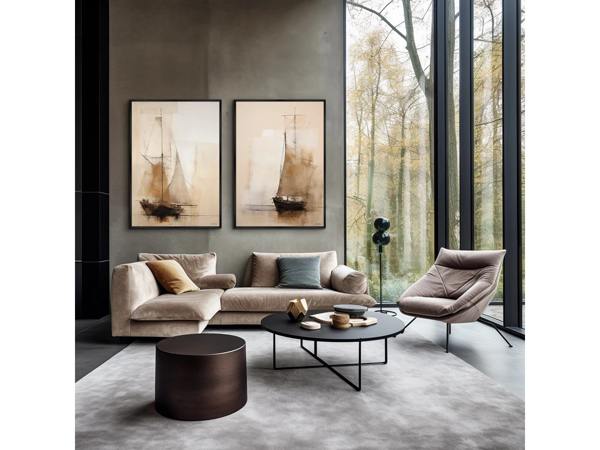 Набор из 2-х репродукций картин на холсте The Coravels, 2024г. 919222  - фото 5