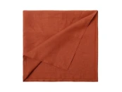 Скатерть льняная Linen collection brown 145х180 см