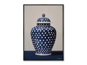 Репродукция картины на холсте Porcelain vase No 2, 2024г. 919234