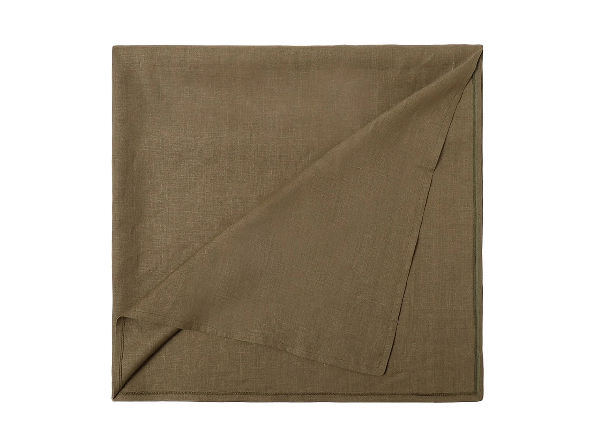 Скатерть льняная Linen collection khaki 145х250 см 919240