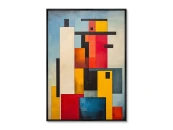 Репродукция картины на холсте Urban paints No 2, 2024г.