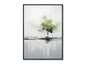 Репродукция картины на холсте Landscape collection, Autumn comes, No 2, 2024г.