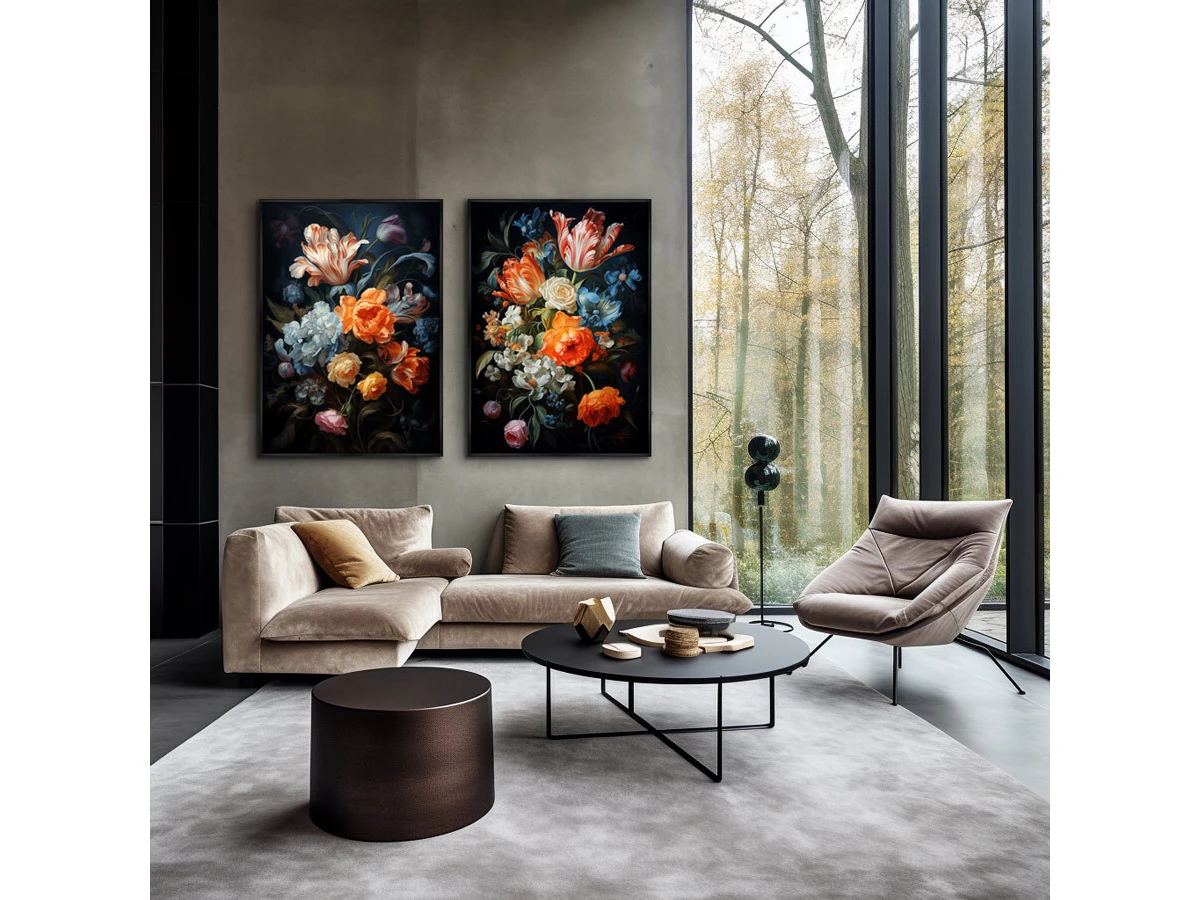 Набор из 2-х репродукций картин на холсте Ramo de flores, 2024г. 919284  - фото 5