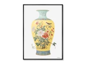 Репродукция картины на холсте China porcelain vase, light colors, No 2, 2024г. 919292