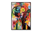 Репродукция картины на холсте Vibrant mindsets, No 2, 2024г.