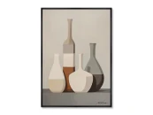 Репродукция картины на холсте Light and forms, No 2, 2024г.