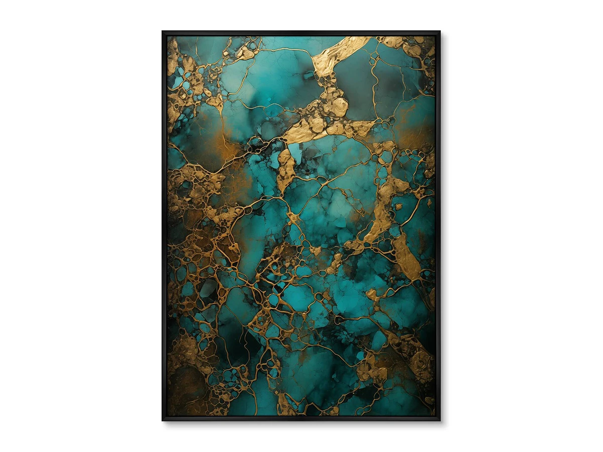 Набор из 2-х репродукций картин на холсте Malachite melancholy, 2024г. 919410  - фото 4