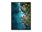 Репродукция картины на холсте Landscape Collection, Coast No 2, 2024г.