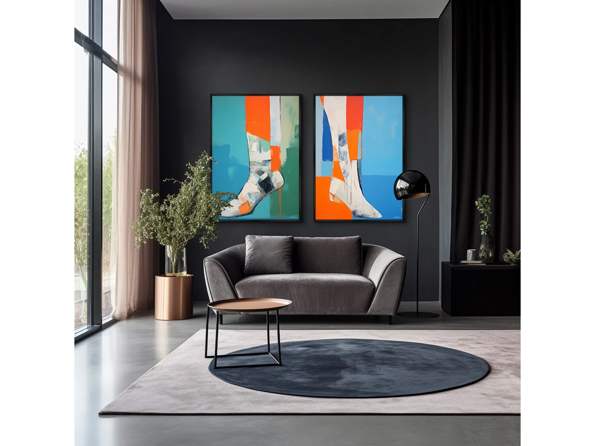 Набор из 2-х репродукций картин на холсте The Shoes, 2024г. 919443  - фото 5