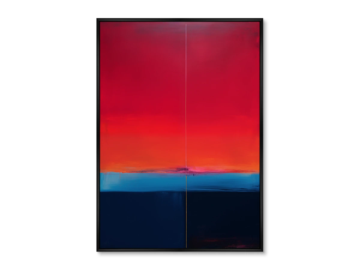 Набор из 2-х репродукций картин на холсте Пейзаж, цвета ночи, 2024г. 919472  - фото 3