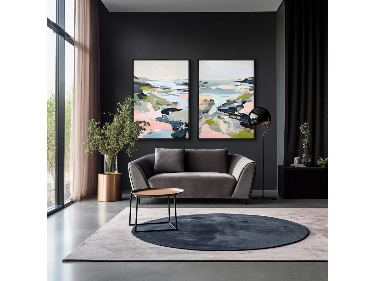 Набор из 2-х репродукций картин на холсте Вид на залив, 2024г. 919513  - фото 5