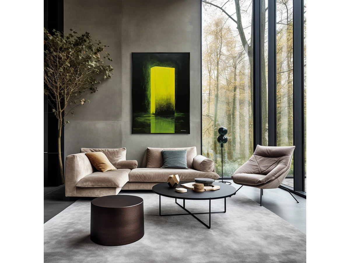 Репродукция картины на холсте Neon Consciousness, 2024г. 919524  - фото 3