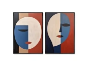 Набор из 2-х репродукций картин на холсте Theater, 2024г.