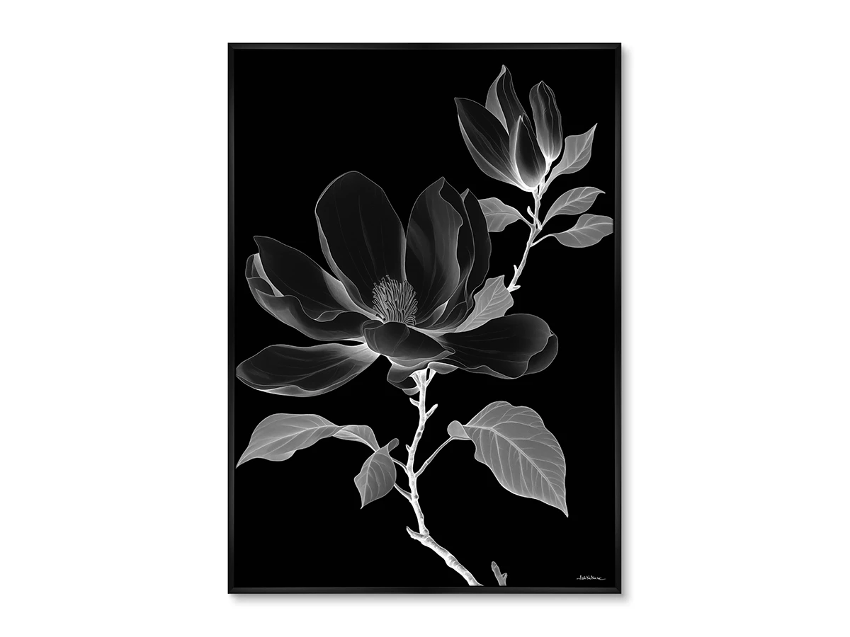 Набор из 2-х репродукций картин на холсте Night bloom, 2024г. 919531  - фото 3