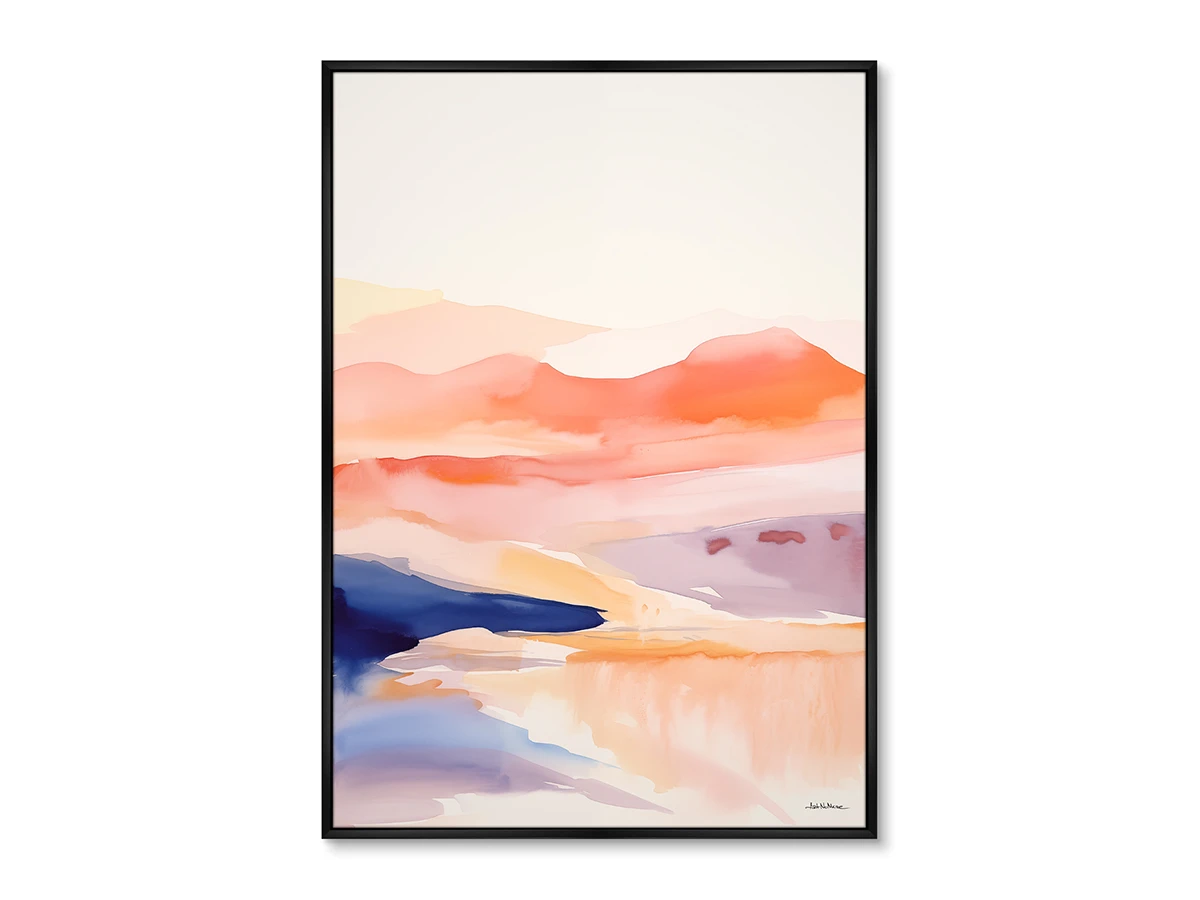 Набор из 2-х репродукций картин на холсте Landscape collection, Spilled ??colors, 2024г. 919537  - фото 3