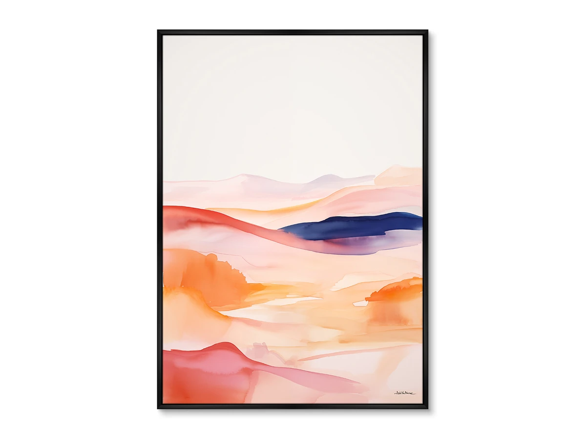 Набор из 2-х репродукций картин на холсте Landscape collection, Spilled ??colors, 2024г. 919537  - фото 4