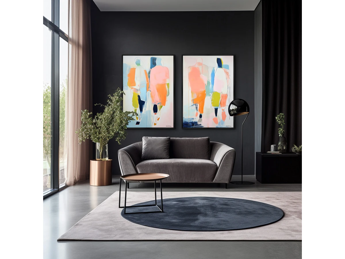 Набор из 2-х репродукций картин на холсте Passers-by, 2024г. 919555  - фото 5