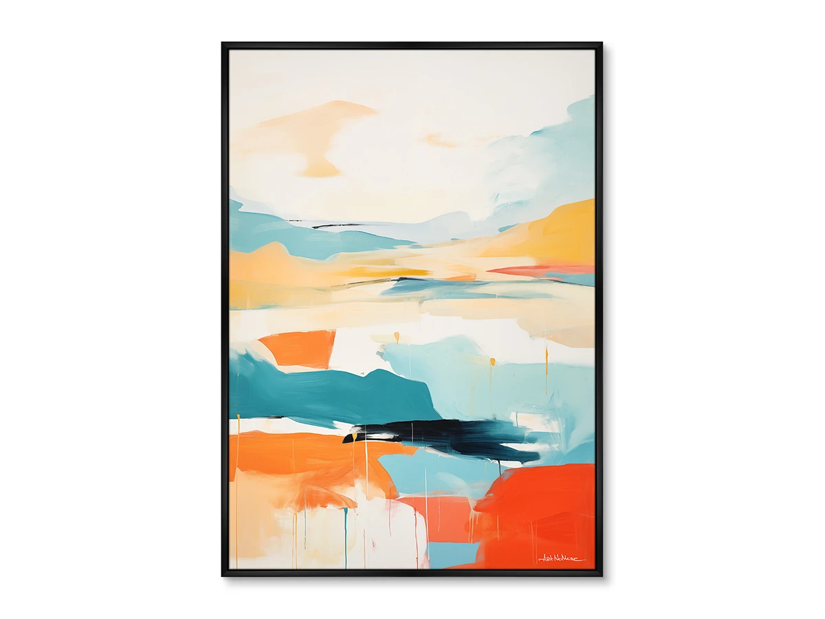 Набор из 2-х репродукций картин на холсте У подножья гор, 2024г. 919582  - фото 4