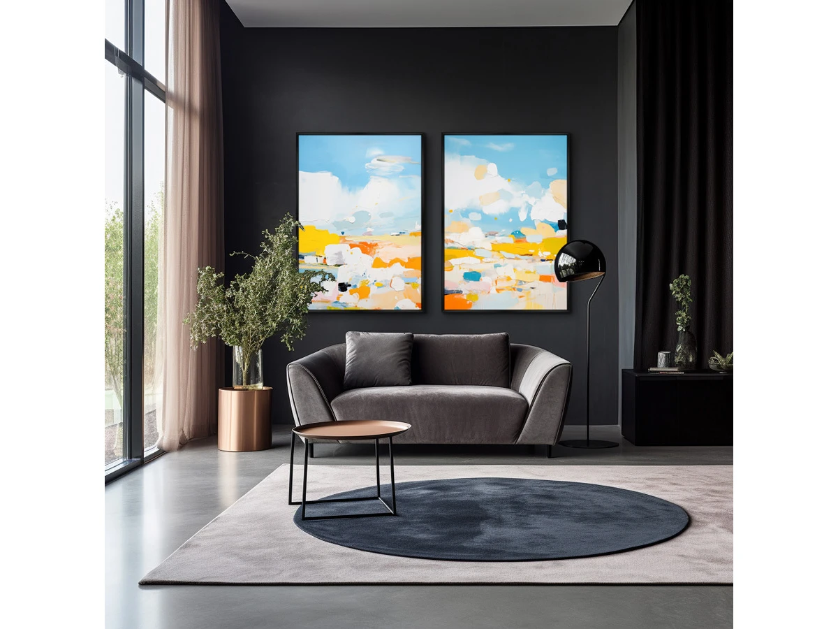 Набор из 2-х репродукций картин на холсте Landscape collection, Summer season, 2024г. 919587  - фото 5