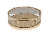 Поднос декоративный с золотыми бортами