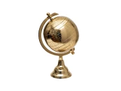 Глобус на подставке золотой