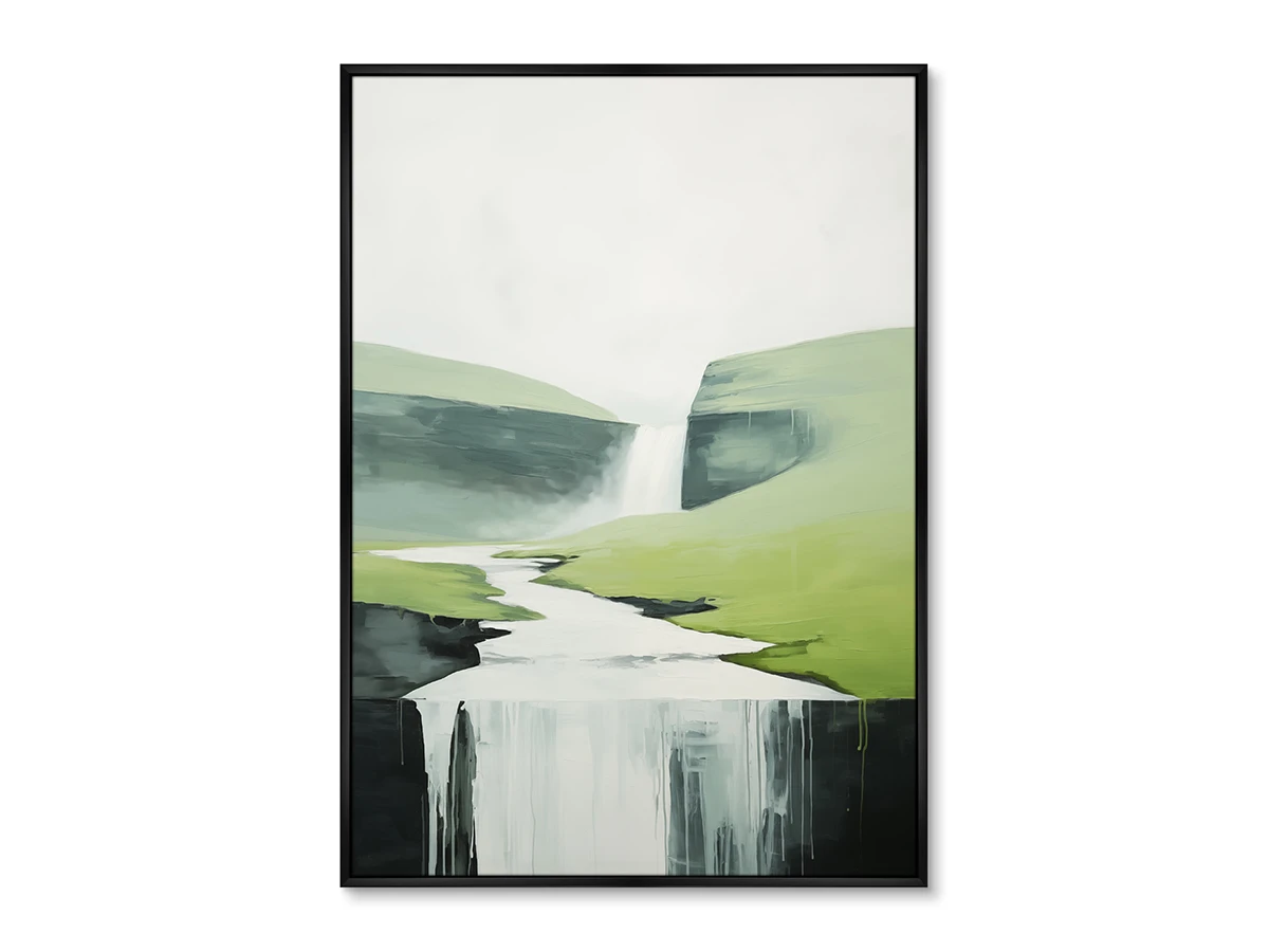 Набор из 2-х репродукций картин на холсте Landscape collection, Milky rivers, 2024г. 919677  - фото 3