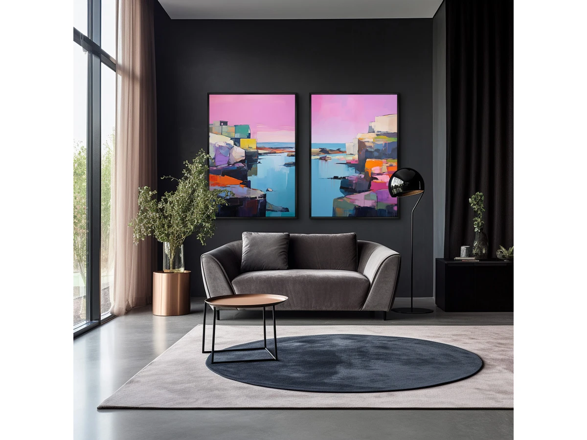 Набор из 2-х репродукций картин на холсте Landscape collection, To the sea, 2024г. 919786  - фото 5