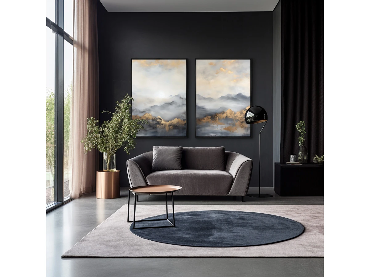 Набор из 2-х репродукций картин на холсте Landscape collection, Mountain peaks, 2024г. 919792  - фото 5