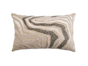 Подушка декоративная с бисером Мрамор
