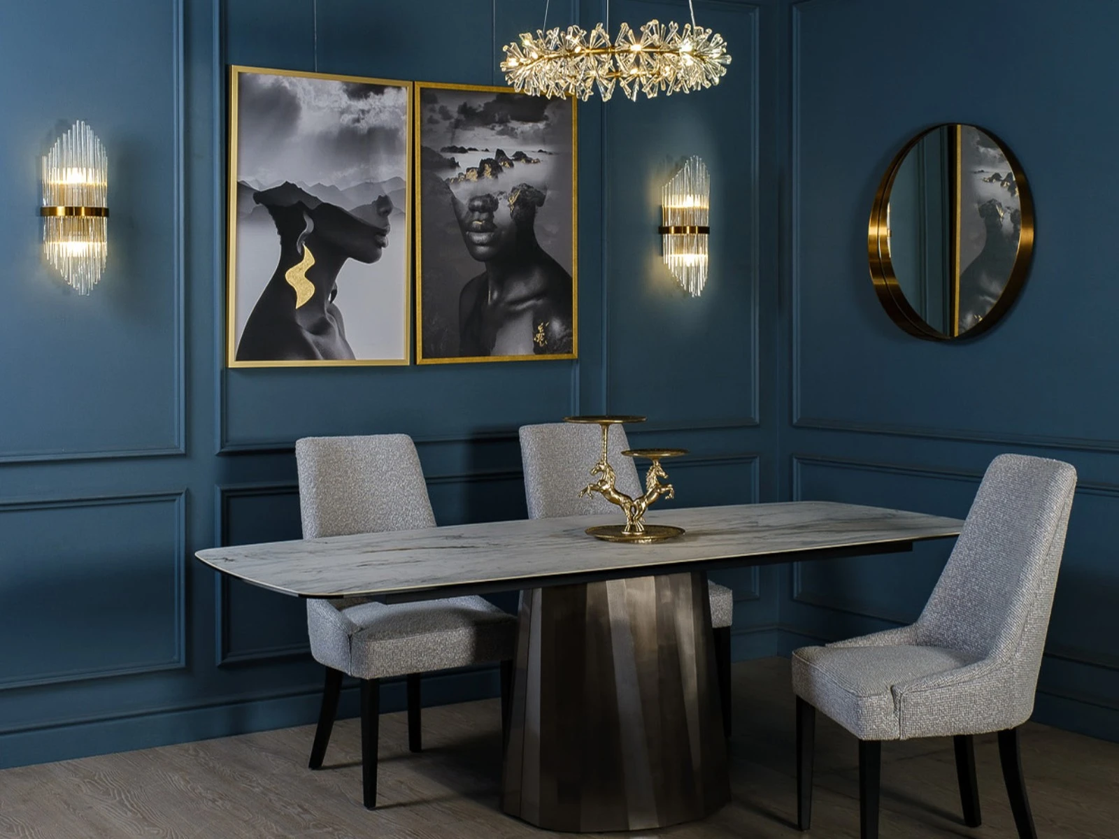 Люстра подвесная латунь 919849  - фото 3