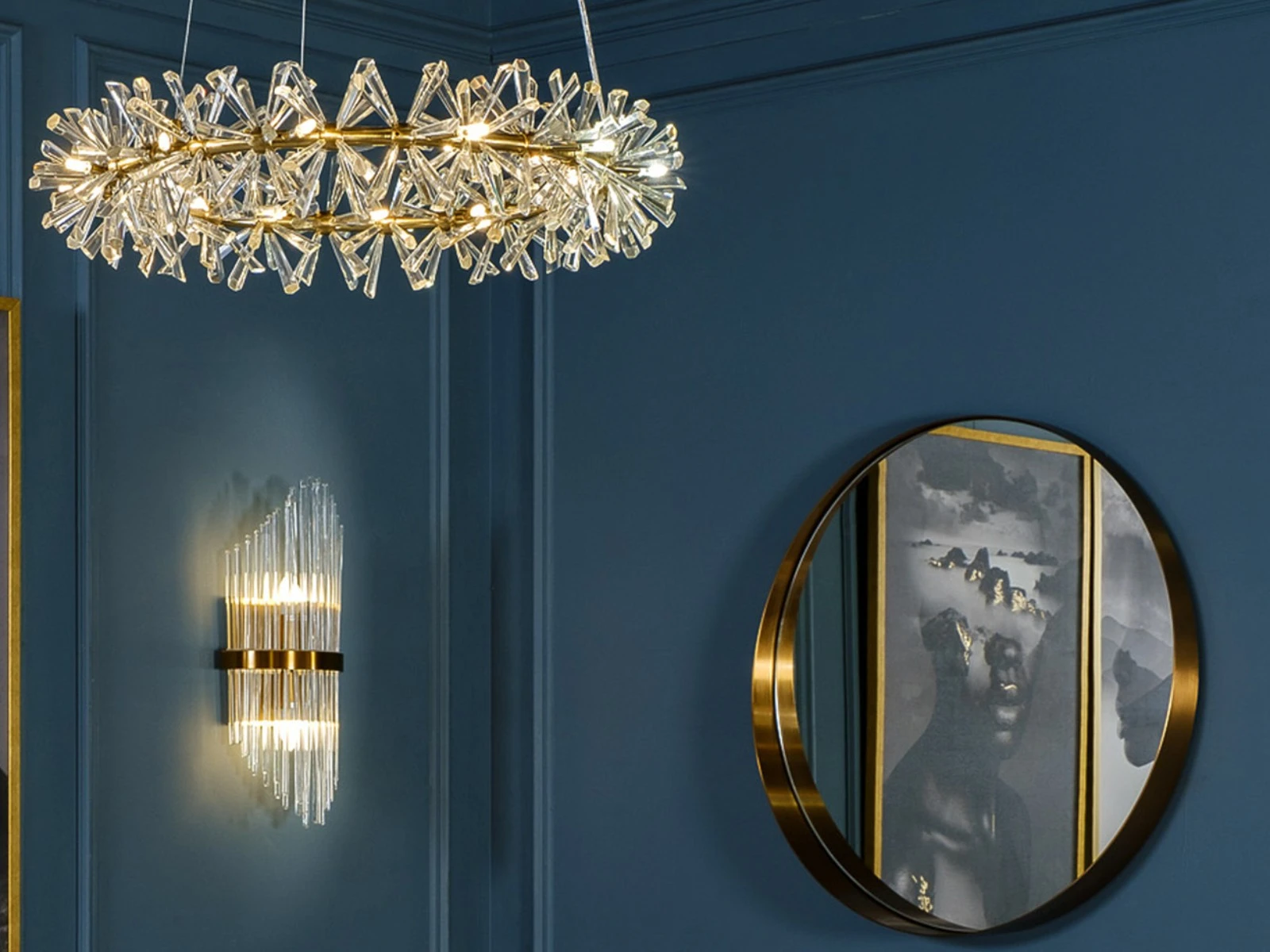 Люстра подвесная латунь 919849