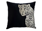 Подушка декоративная с вышивкой Леопард