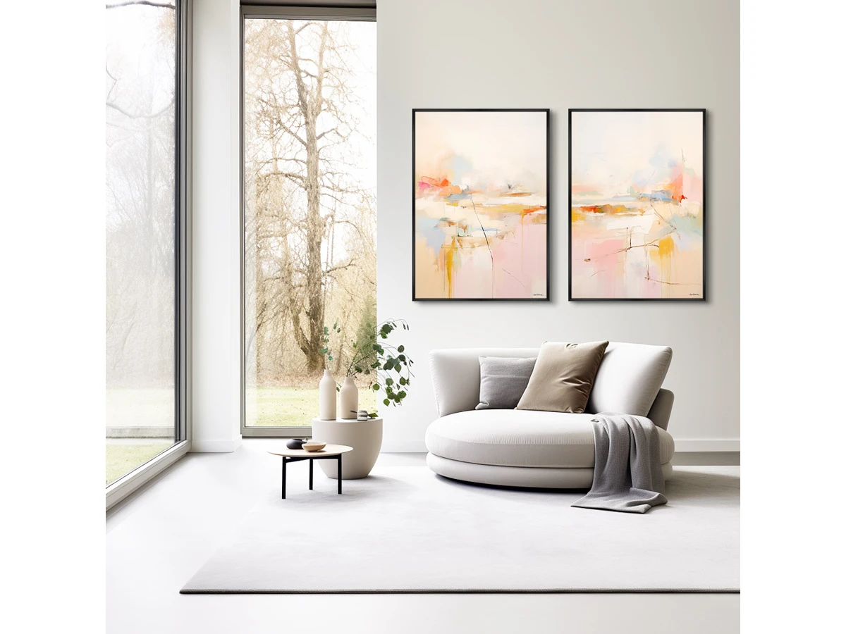 Набор из 2-х репродукций картин на холсте Landscape collection, The Nature etude, 2024г. 919873  - фото 5