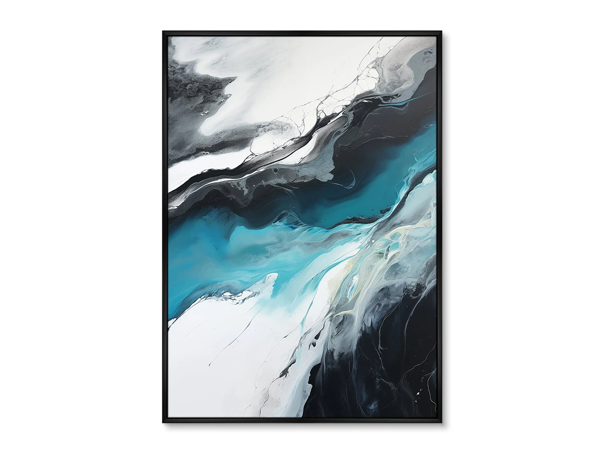 Набор из 2-х репродукций картин на холсте Ocean in the ice, 2024г. 919886  - фото 3