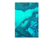 Бумажный настенный рисунок NAURU бирюзовый 200x300